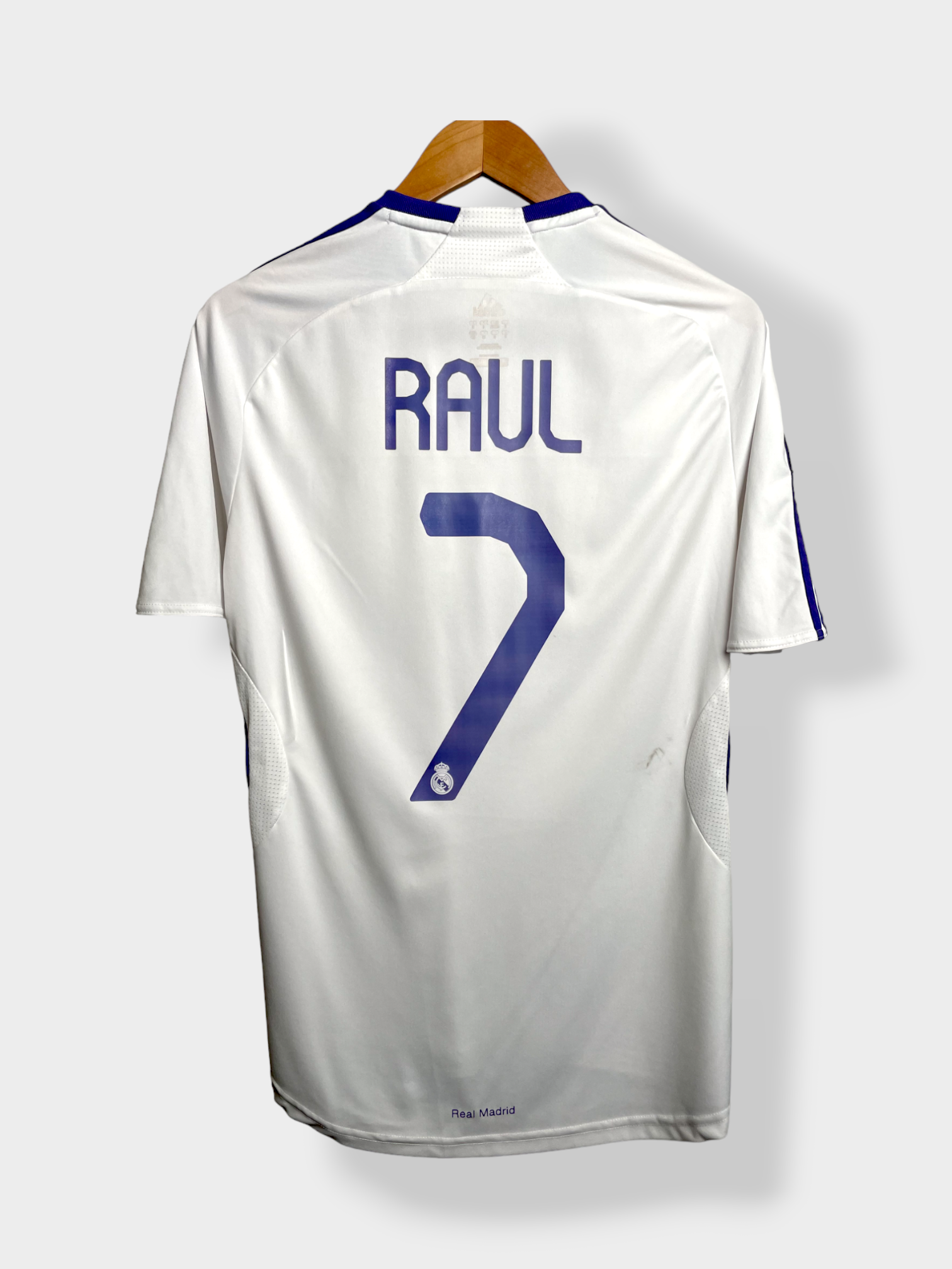 adidas Real Madrid 07/08 Home Jersey - Raul #7 - S - USED: Good