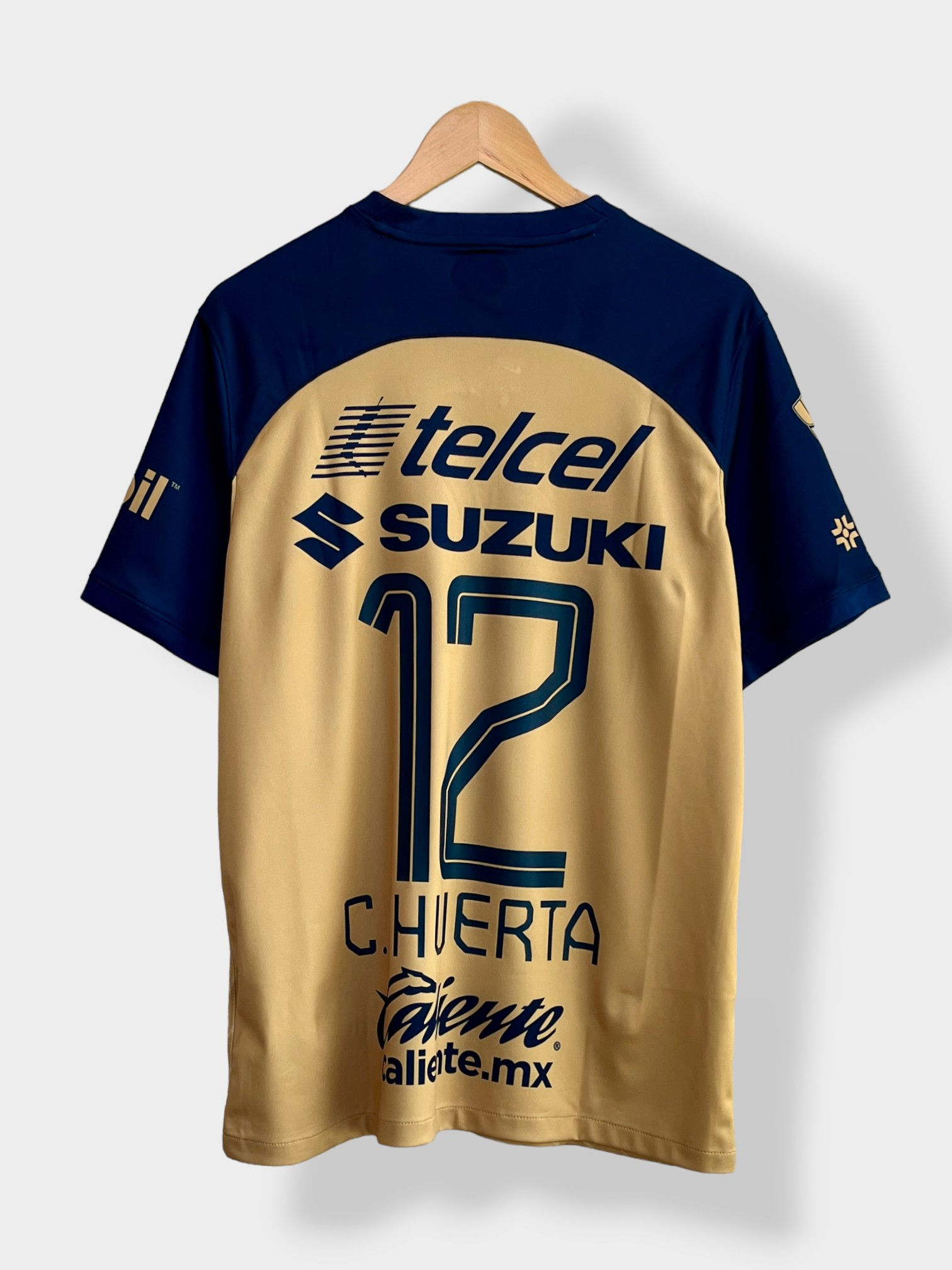 Nike Pumas UNAM 22/23 Away Jersey - C. Huerta #12 - L - BNWT
