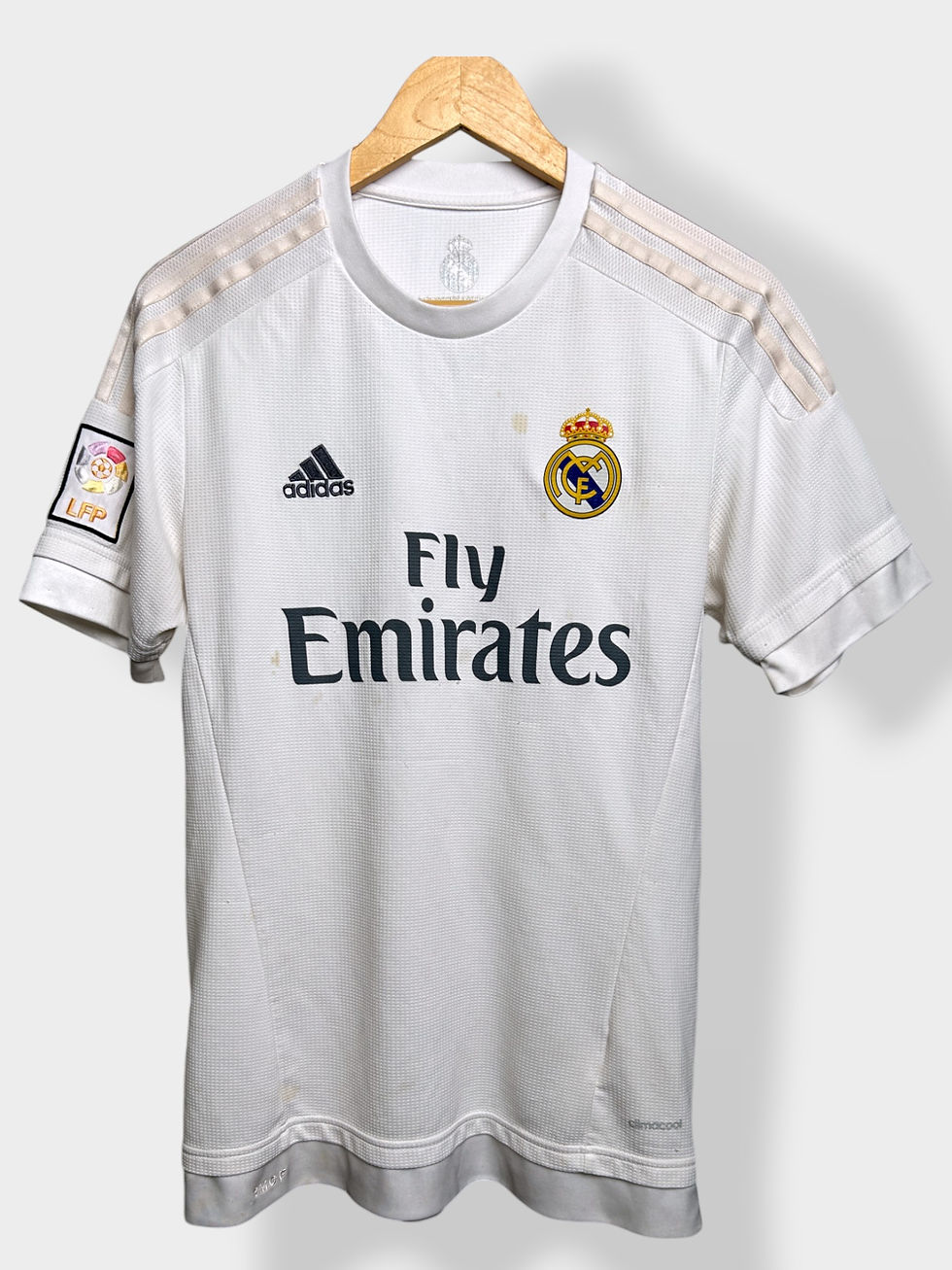Thumbnail: adidas Real Madrid 15/16 Home Jersey - Pepe #3 - M - USED: Good/Fair