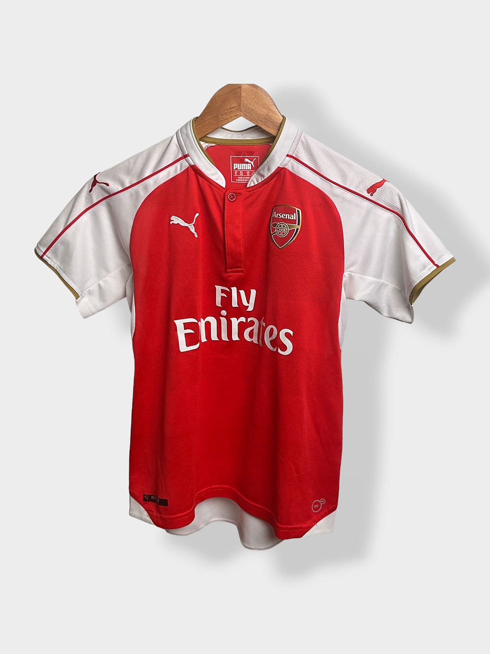 Thumbnail: Puma Arsenal 15/16 Youth Home Jersey - L - USED: Excellent
