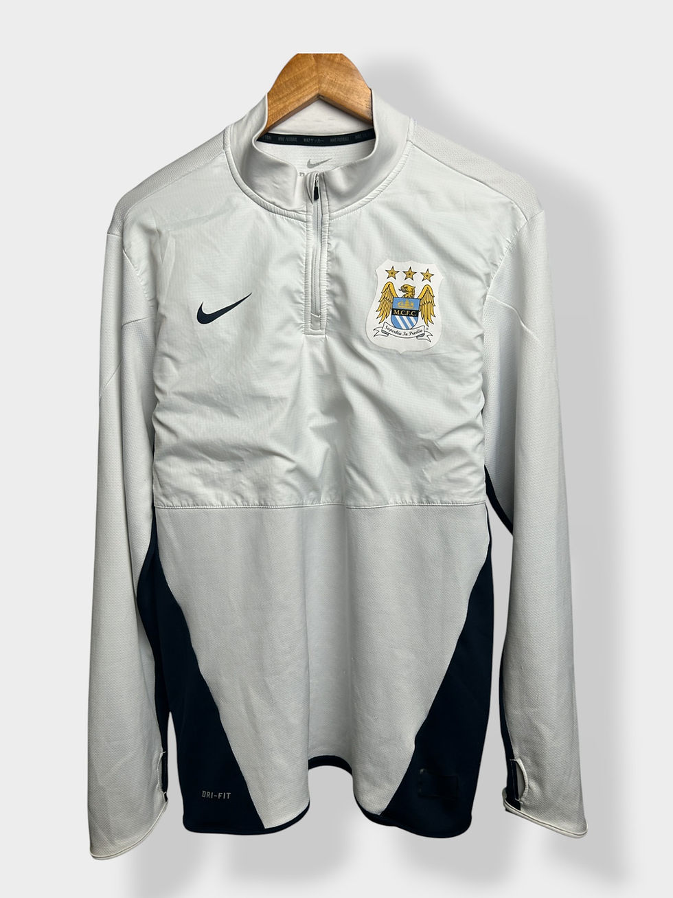 Nike Manchester City 13/14 1/4 Zip Training Jacket - L - USED: Very Good