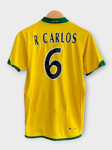 Nike Brazil 2006 Home Jersey - R. Carlos #6 - S - USED: Very Good