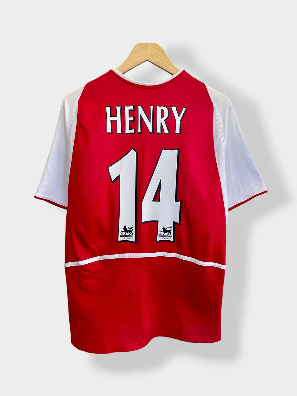 Thumbnail: Nike Arsenal 02-04 Home Jersey - Henry #14 - L - USED: Good 