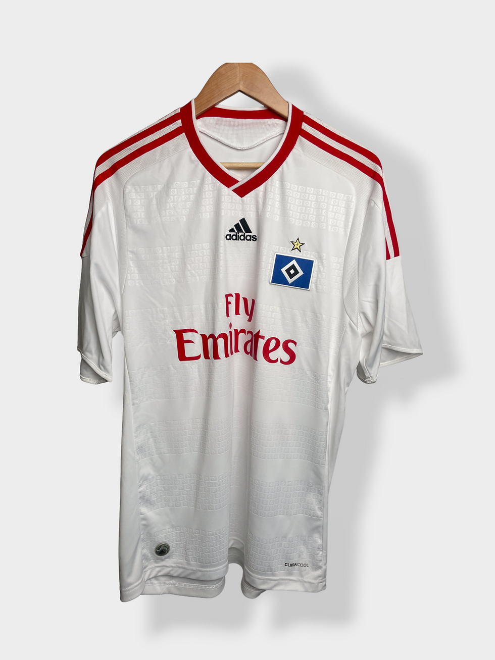 Thumbnail: adidas Hamburger SV 09/10 Home Jersey - V. Nistelrooy #22 - L - USED: Excellent