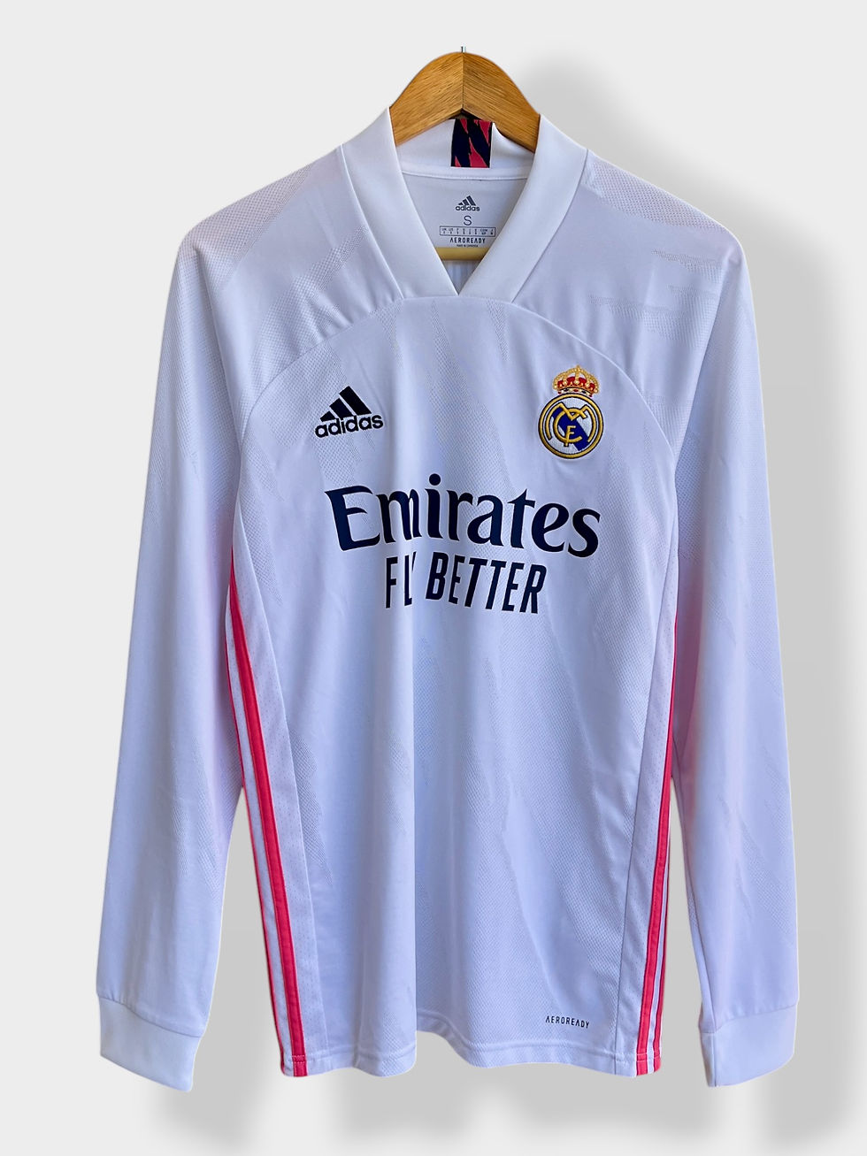 Thumbnail: adidas Real Madrid 20/21 LS Jersey - Vini Jr #20 - S - USED: Excellent