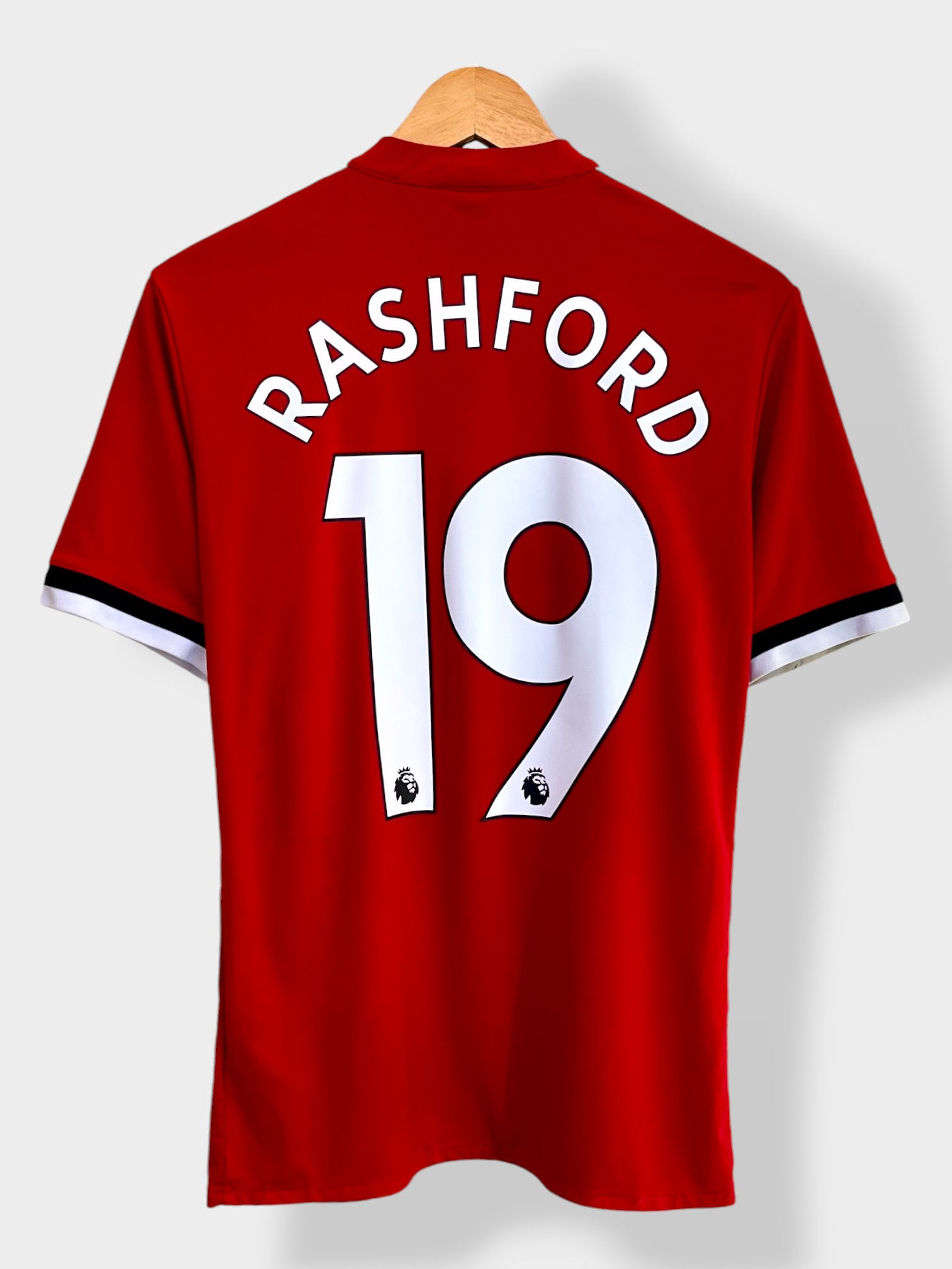 adidas Manchester United 17/18 Home Jersey - Rashford #19 - M - USED: Good