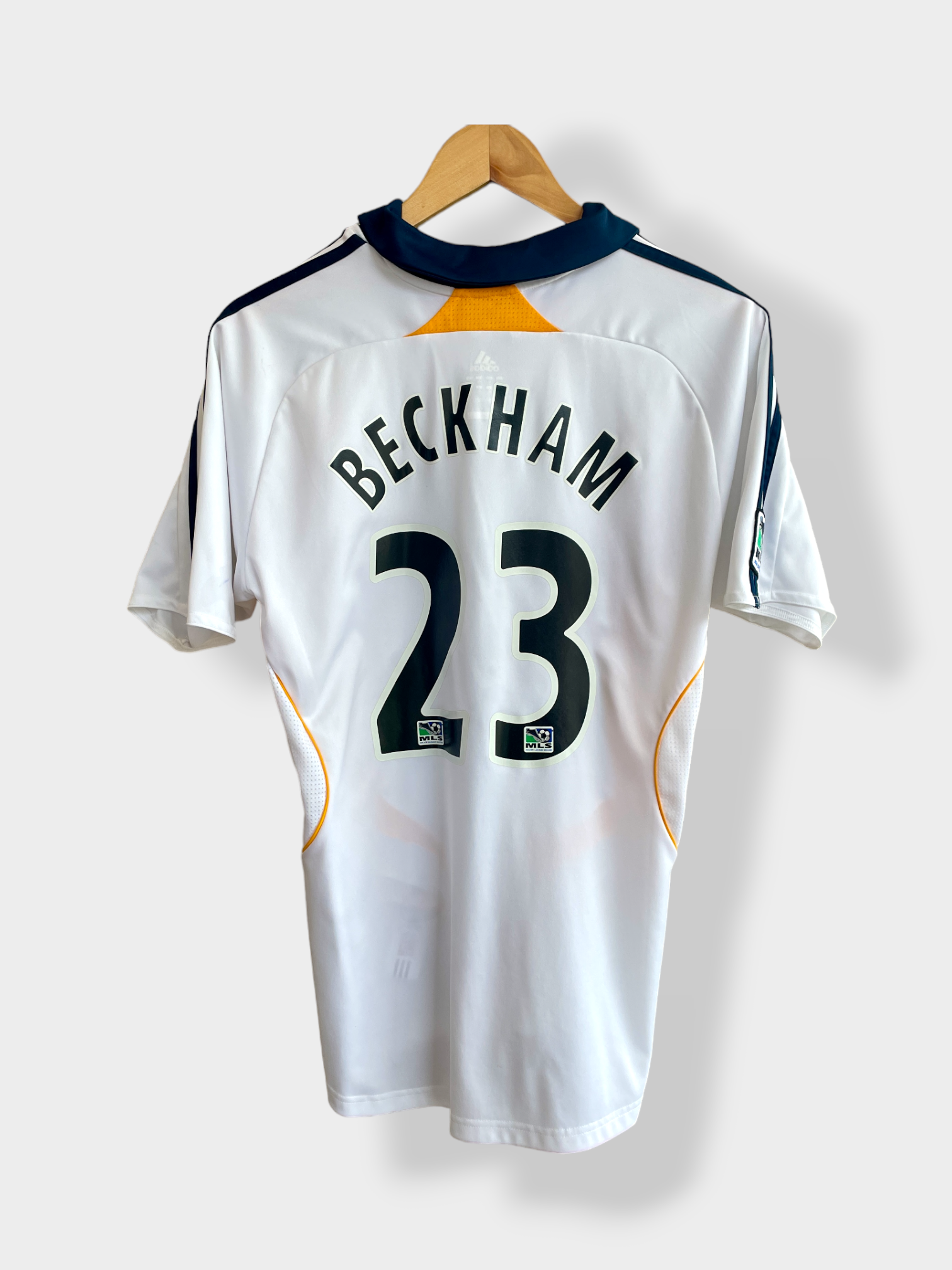 adidas LA Galaxy 2007 Home Jersey - Beckham #23 - XL - USED: Good/Fair