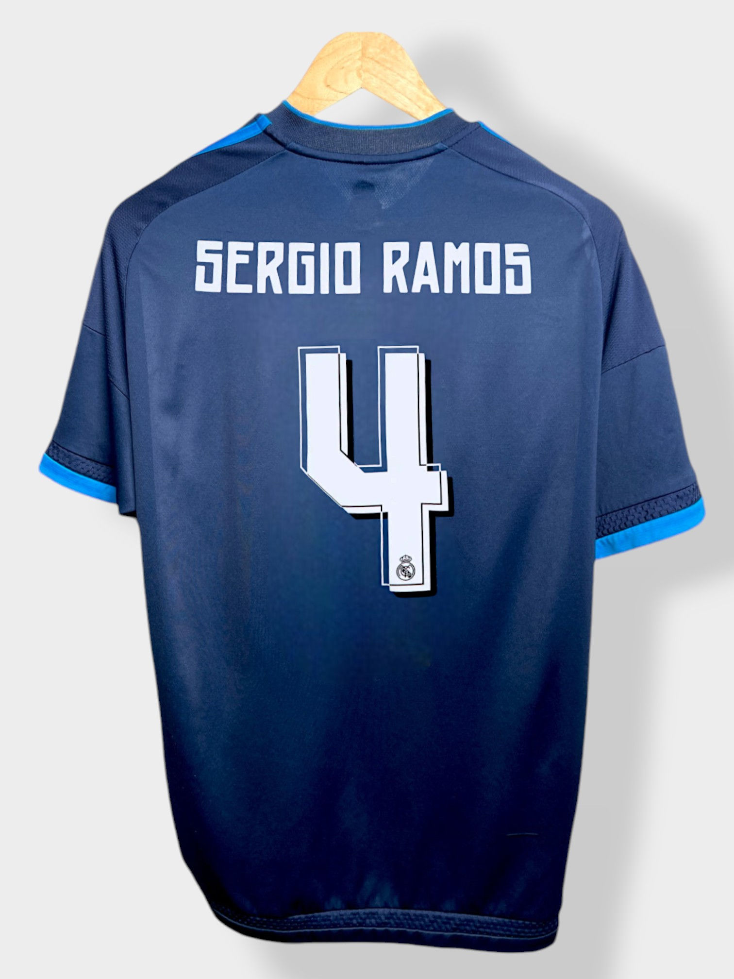 adidas Real Madrid 15/16 Third Jersey - Ramos #4 - XL - USED: Very Good