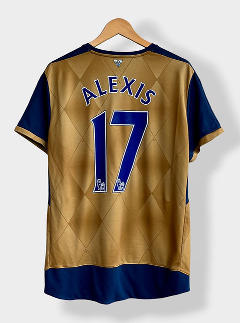 Puma Arsenal 15/16 Away Jersey Alexis Sanchez #17 XL USED