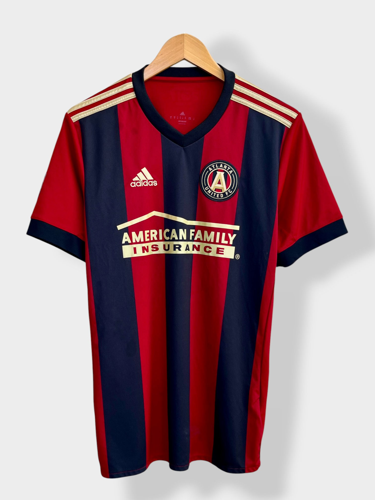 adidas Atlanta United 2017 Home Signed Jersey - M -ALM10 MIRANCHUK59 LATTELATH19