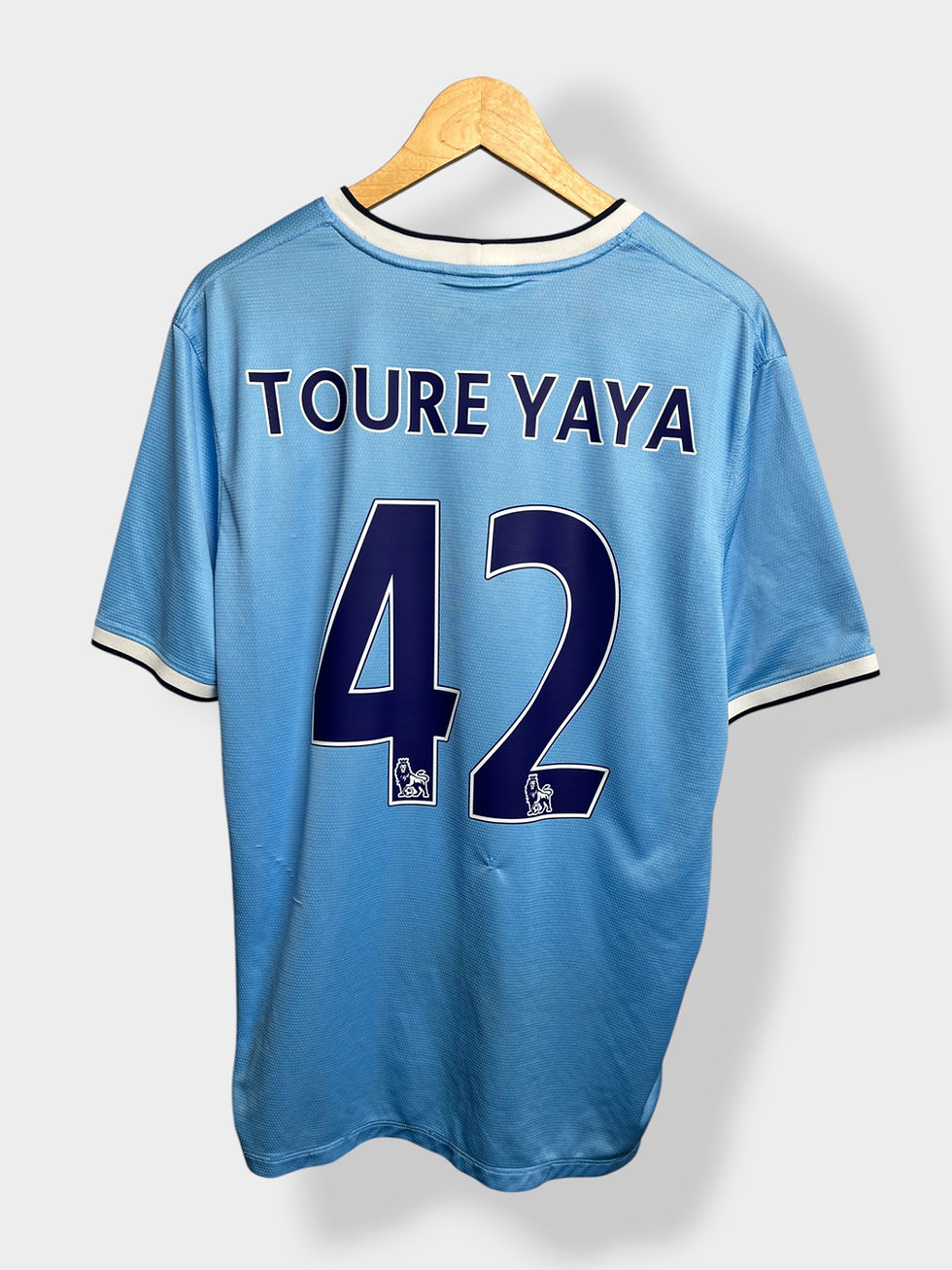 Thumbnail: Nike Manchester City 13/14 Home Jersey - Toure Yaya #42 - XL - USED: Good