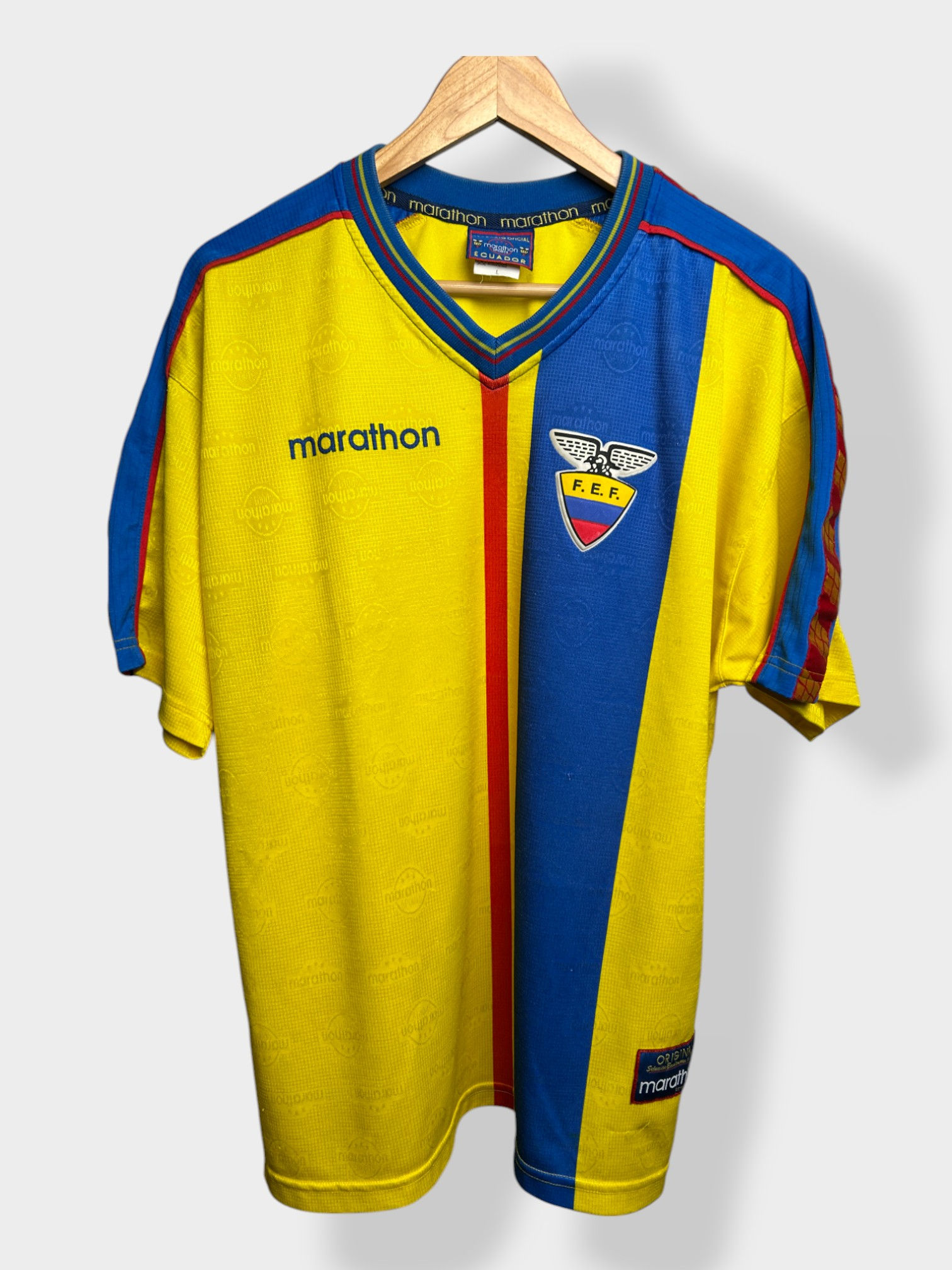 Marathon Ecuador 1998 Home Jersey - L - USED: Very Good