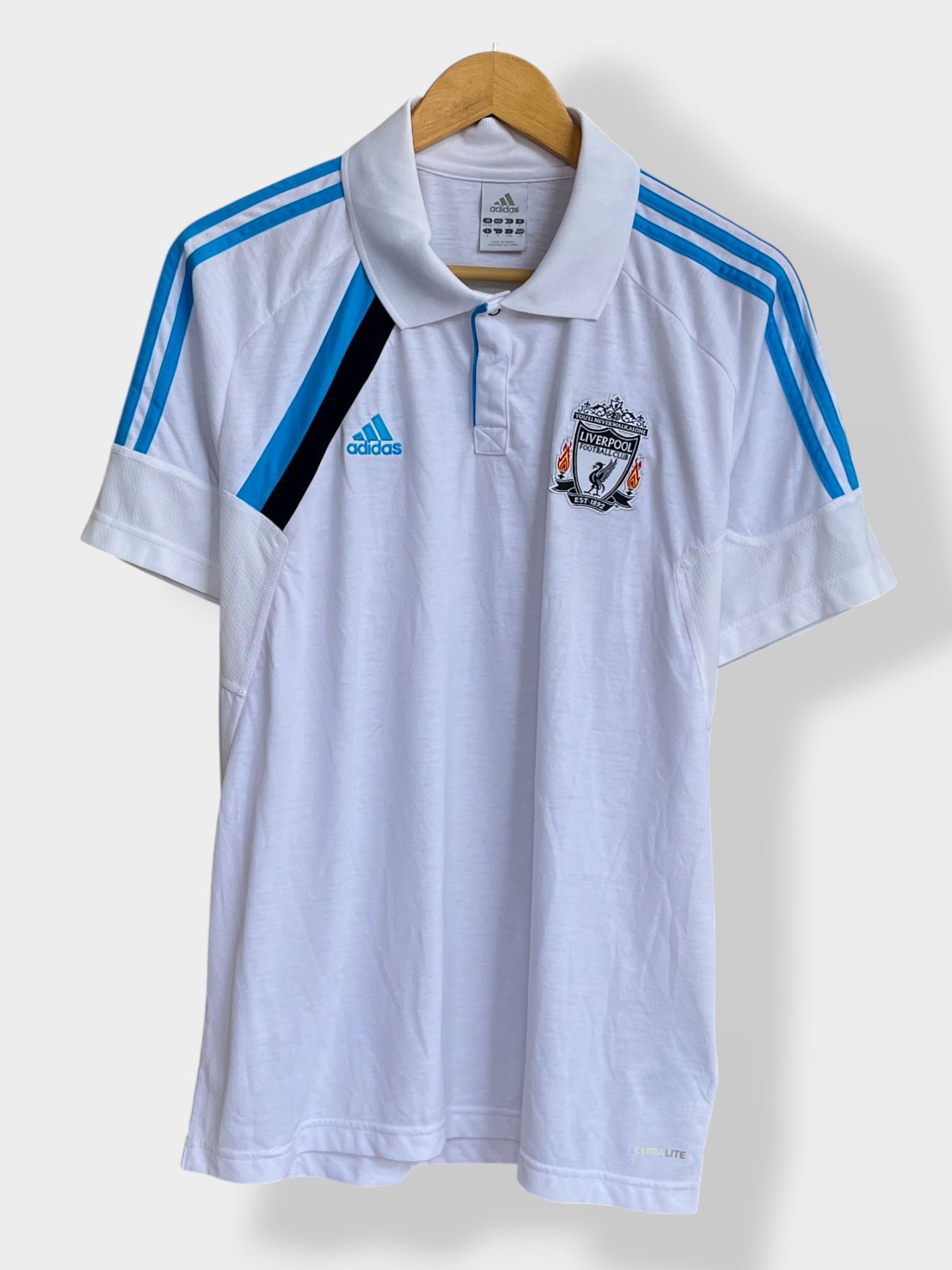 adidas Liverpool 11/12 Travel Polo - L - USED: Very Good