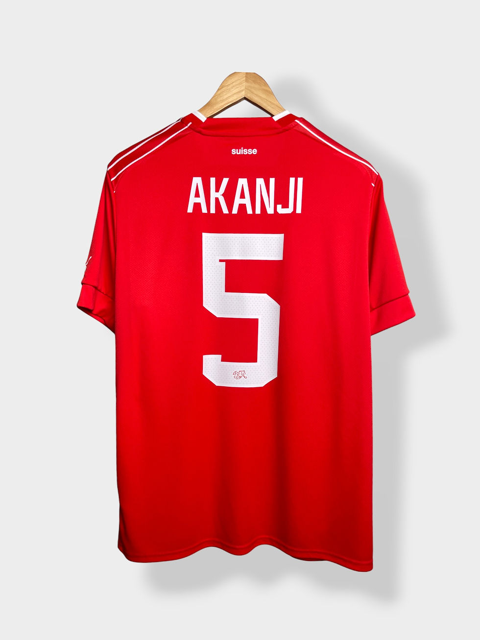 Thumbnail: Puma Switzerland 2022 Home Jersey - Akanji #5 - L - USED: Excellent