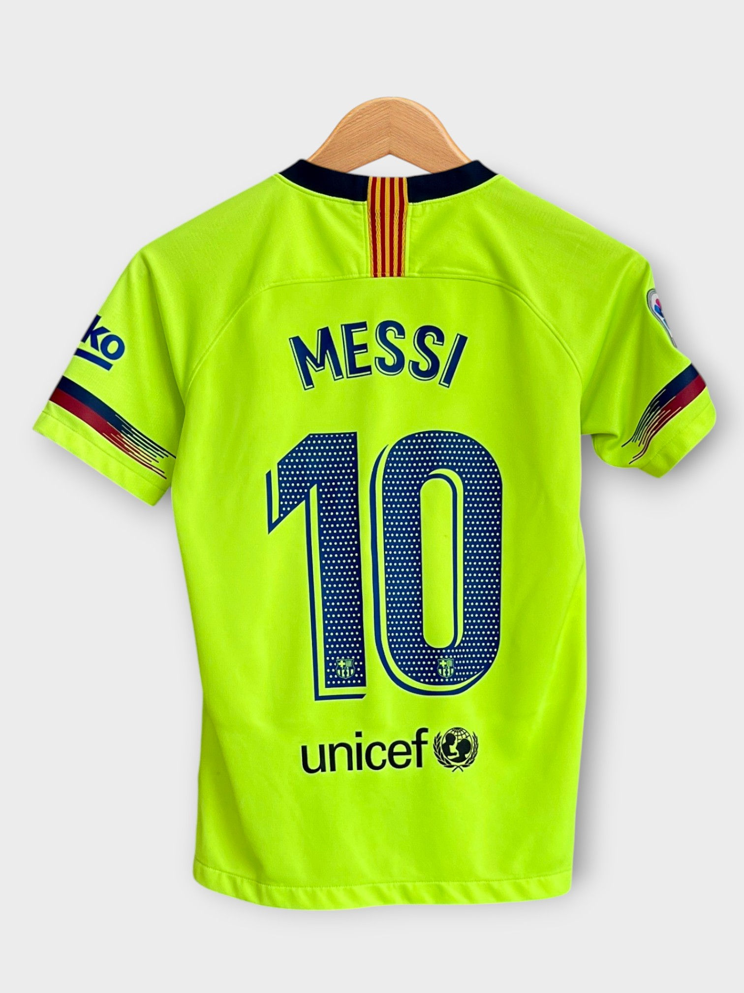 Nike Barcelona 18/19 Away Youth Jersey - Messi #10 - L - USED: Good