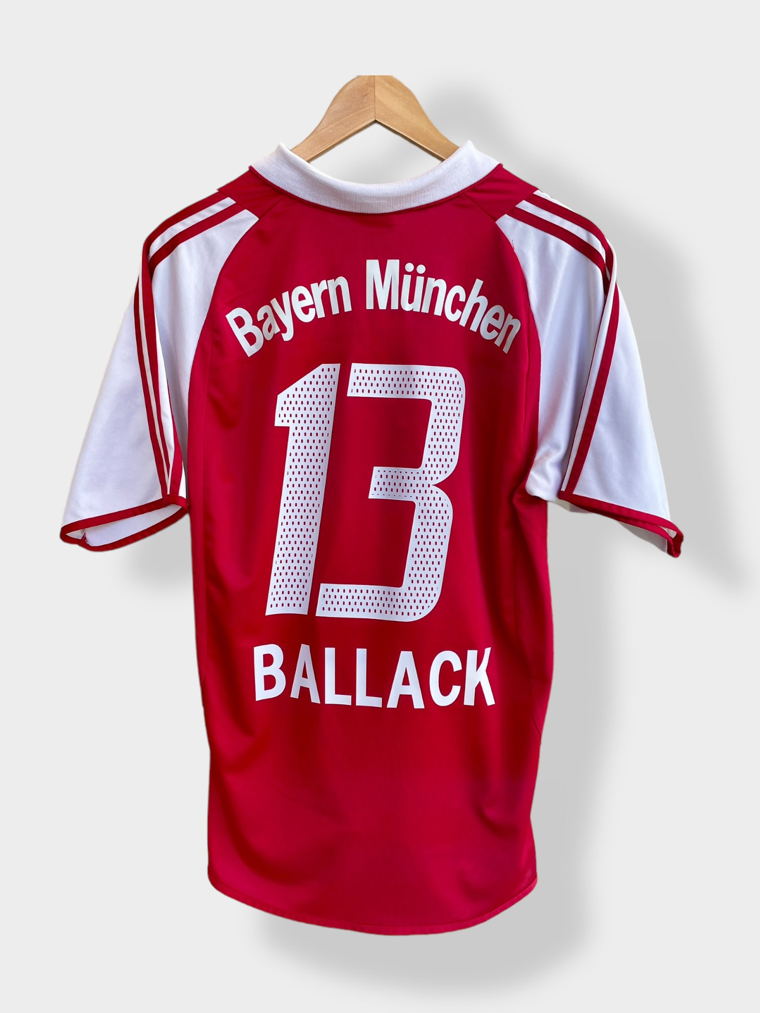 adidas Bayern Munich 03-05 Home Jersey - Ballack #13 - S - USED: Very Good 