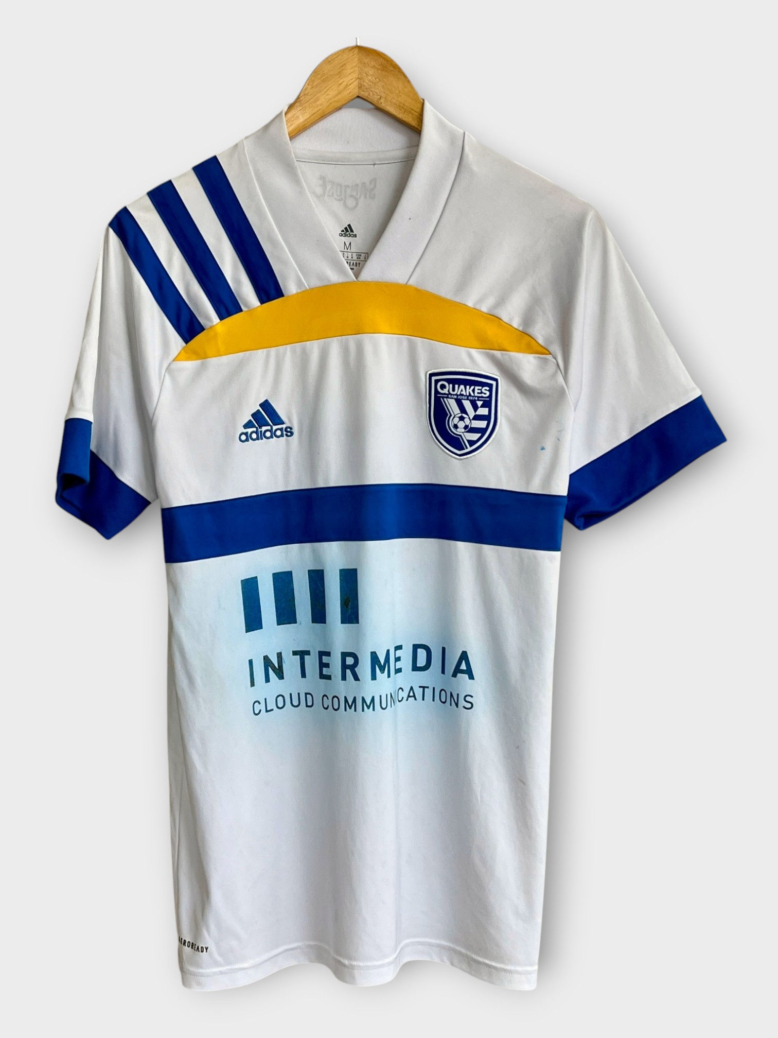 adidas San Jose Earthquakes 20/21 Away Jersey - M - USED: Fair