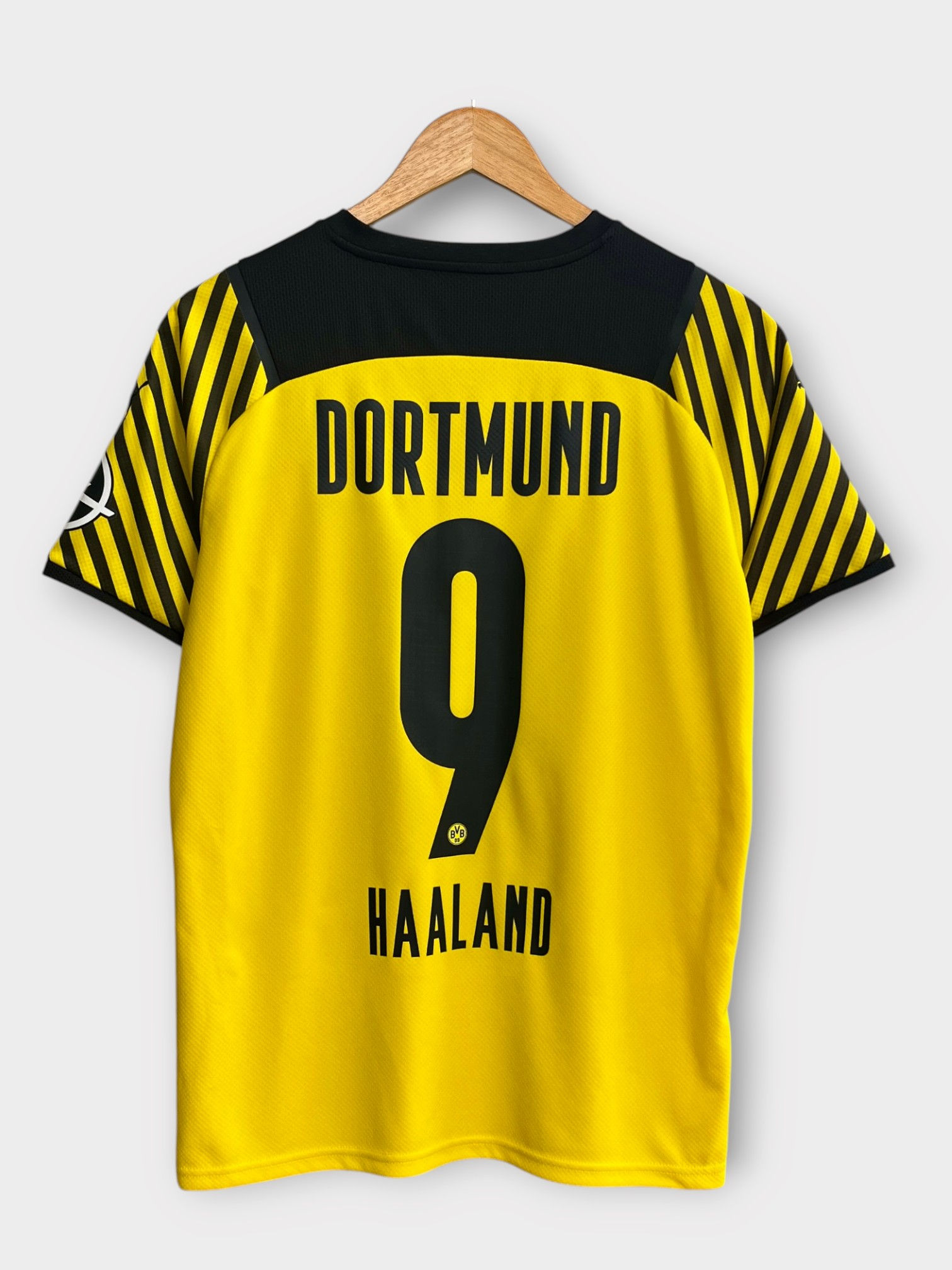 Puma Borussia Dortmund 21/22 Home Jersey - Haaland #9 - M - USED: Excellent