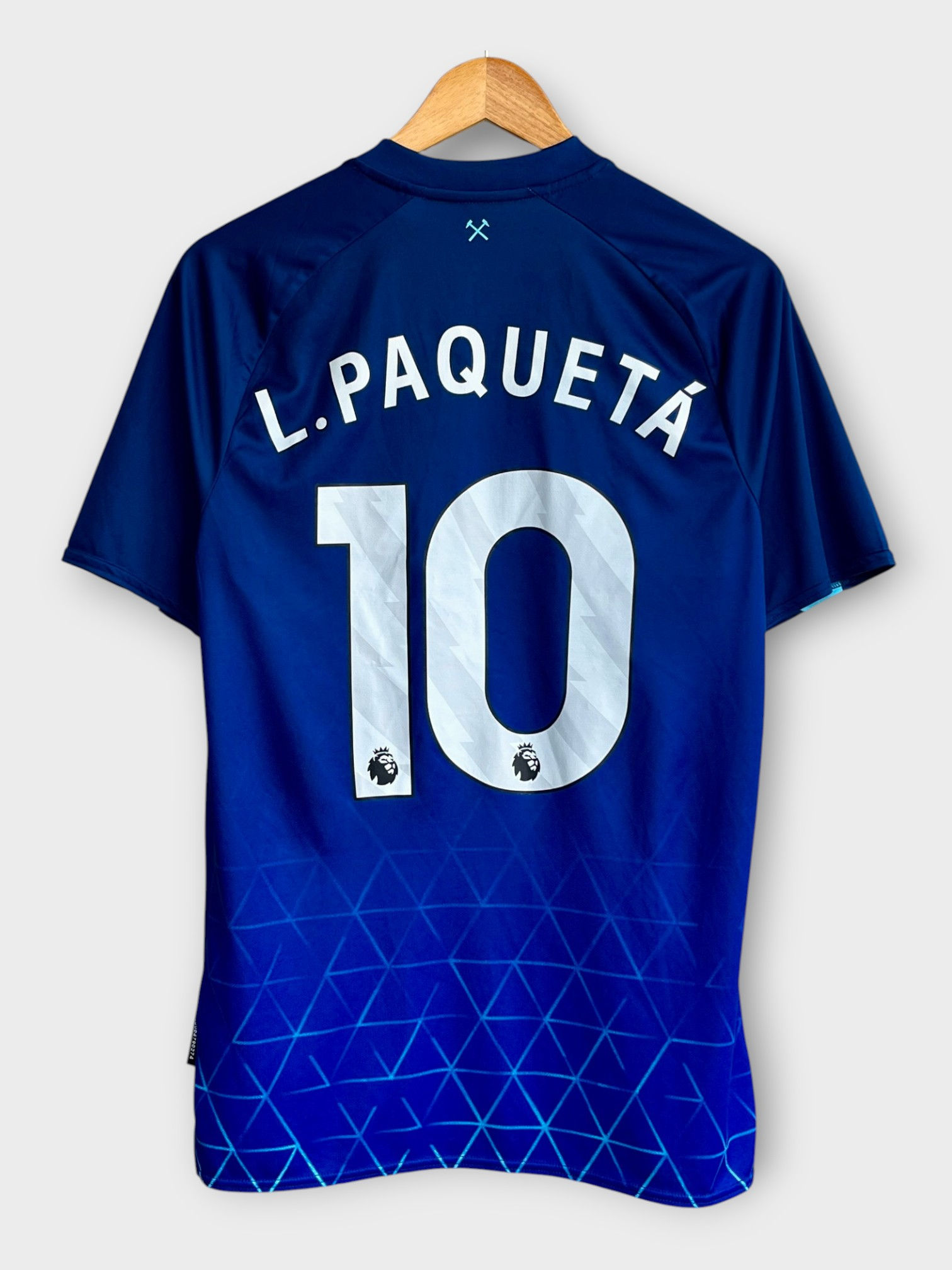 Umbro West Ham 23/24 Third Jersey - L. Paquetá #10 - M - USED: Excellent