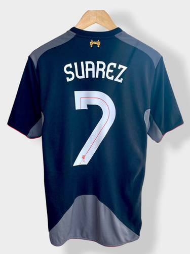 Warrior Liverpool 12/13 Away Jersey - Suarez #7 - M - Very Good