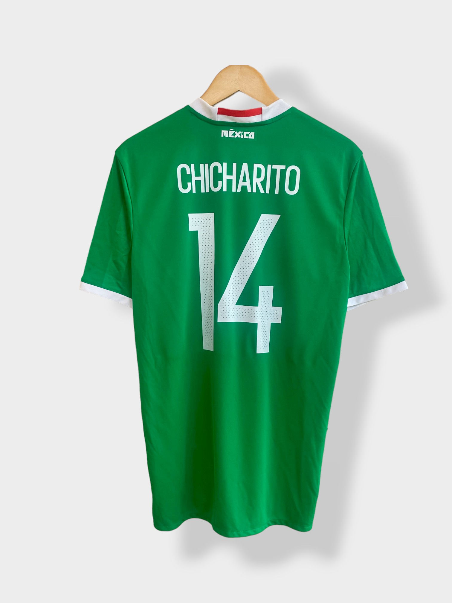 adidas Mexico 2016 Home Jersey - Chicharito #14 - L - USED: Excellent