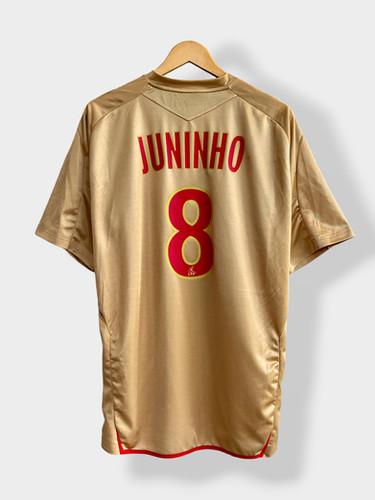 Umbro Olympique Lyon 07/08 Away Jersey - Juninho #8 - L - USED