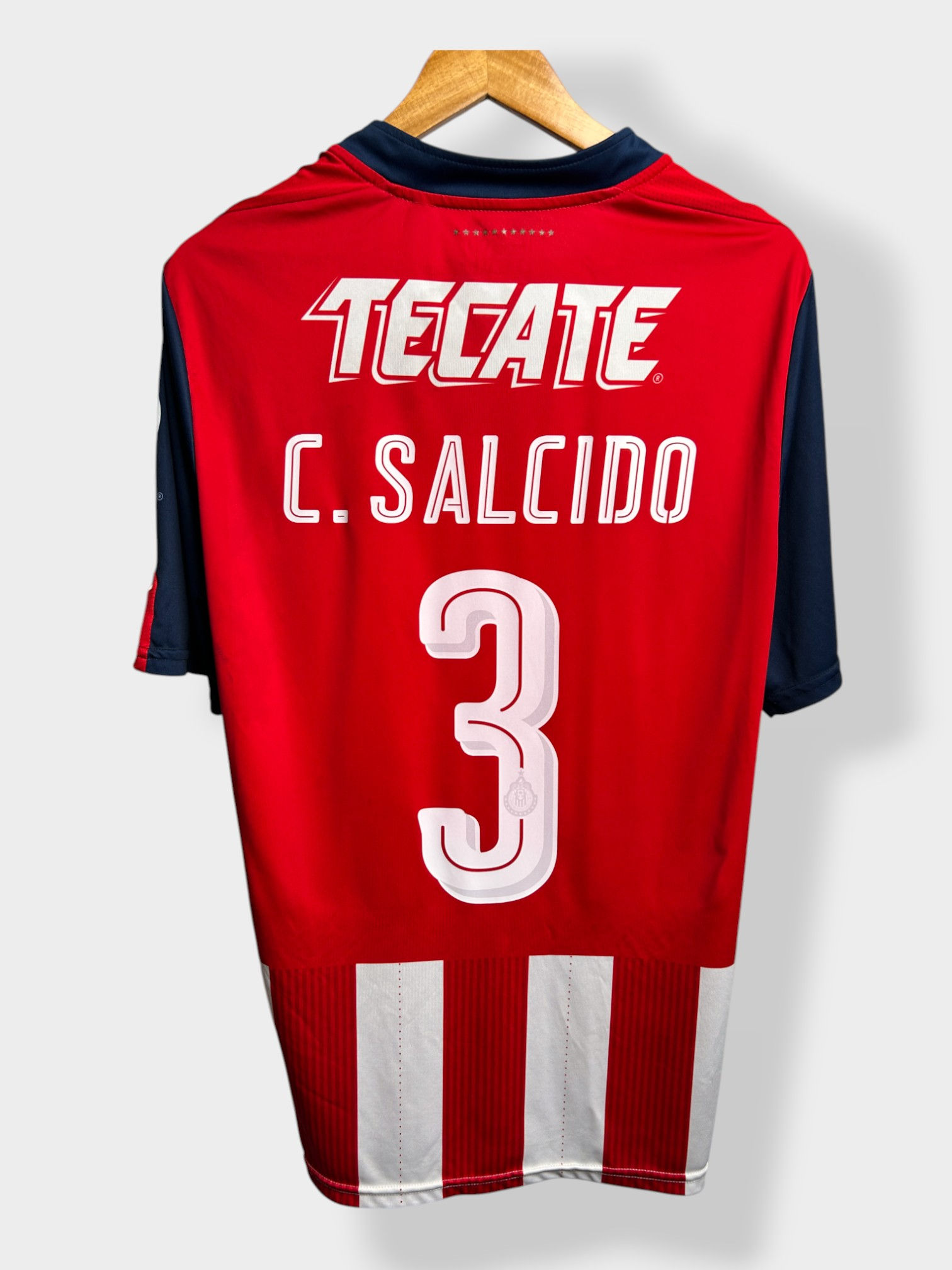 Puma Chivas de Guadalajara 16/17 Home Jersey - C. Salcido #3 - L - USED: VG/Good