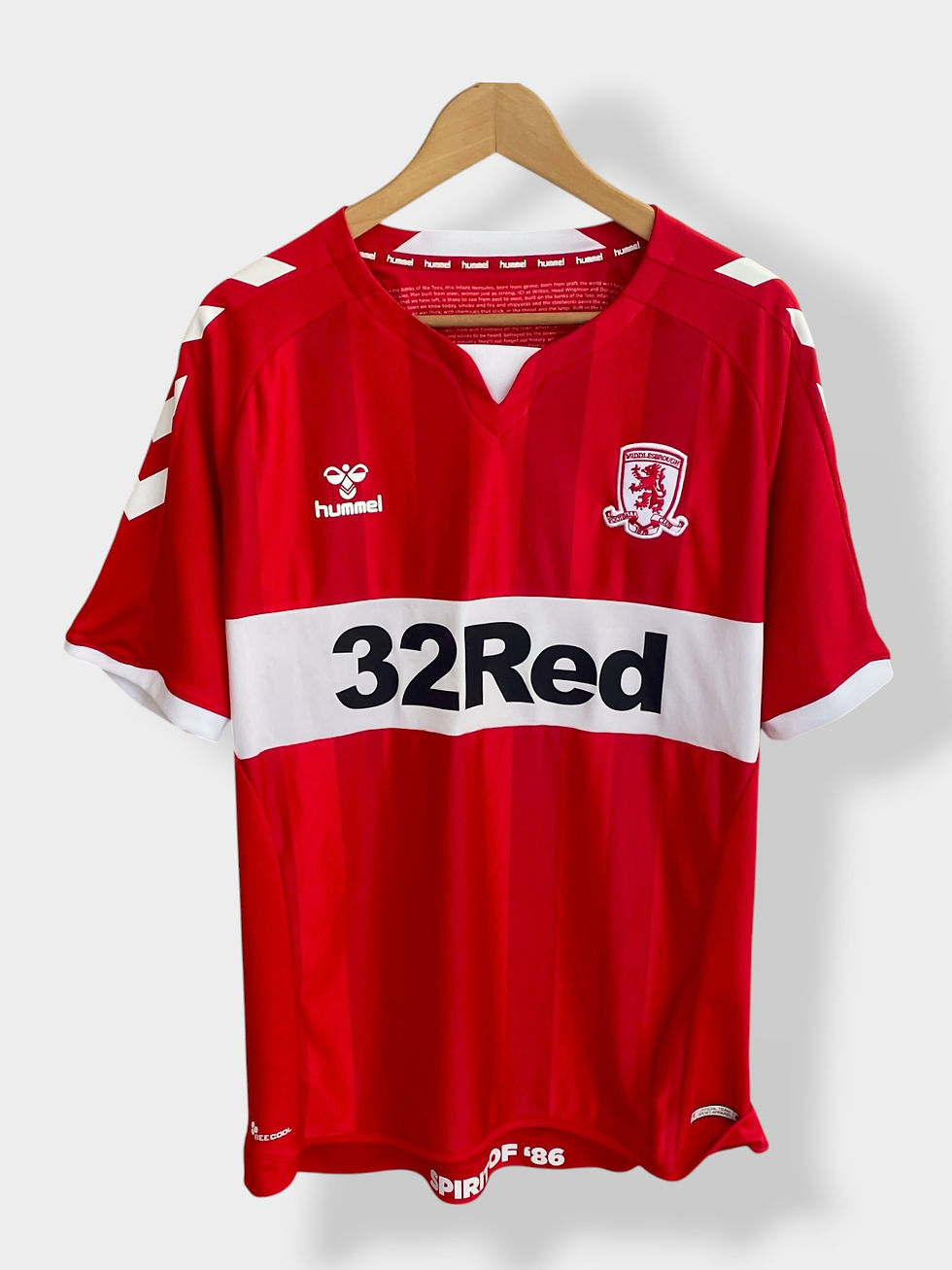 Hummel Middlesbrough 18/19 Home Jersey - XL - USED: Excellent