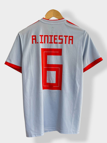 未使用 adidas 2018年 スペイン代表 INIESTA ユニフォーム L 未使用