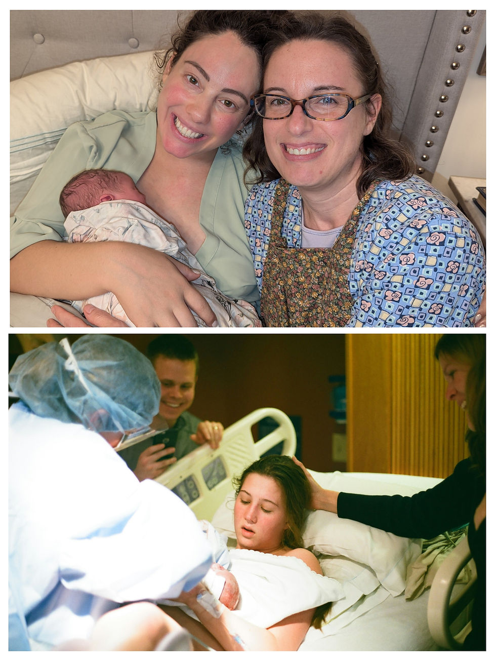 Shout out to Sarah Rohrer for the top picture of a home birth midwife. For the bottom picture of an obstetrician thanks to: Photo by Olivia Anne Snyder on Unsplash