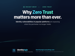 Identity Vulnerabilities in Popular Platforms: Why Zero Trust Architecture Matters More Than Ever