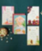 watercolour indian wedding invitations