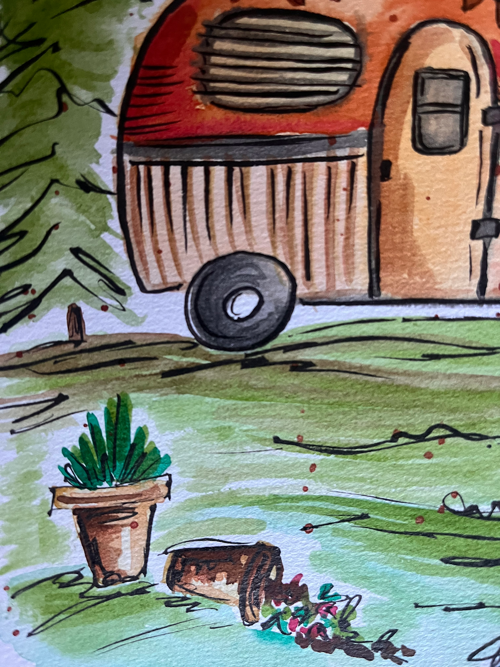 Miniature : MON JARDIN SECRET / 5,8'' X 8,3''