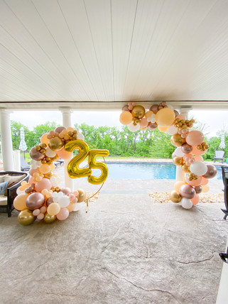 Balloon Backdrop and Garland