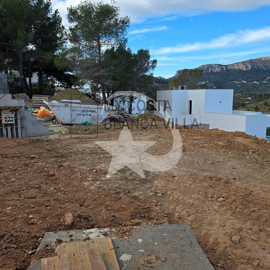 Sunset over beach in Alicante Spain