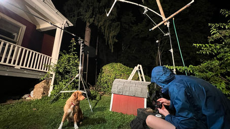 Indy en el rodaje de Good Boy