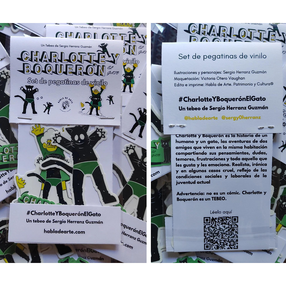 Miniatura: Set de pegatinas 'Charlotte y Boquerón'