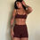 Miniatura: top by mah marchi dark marrom