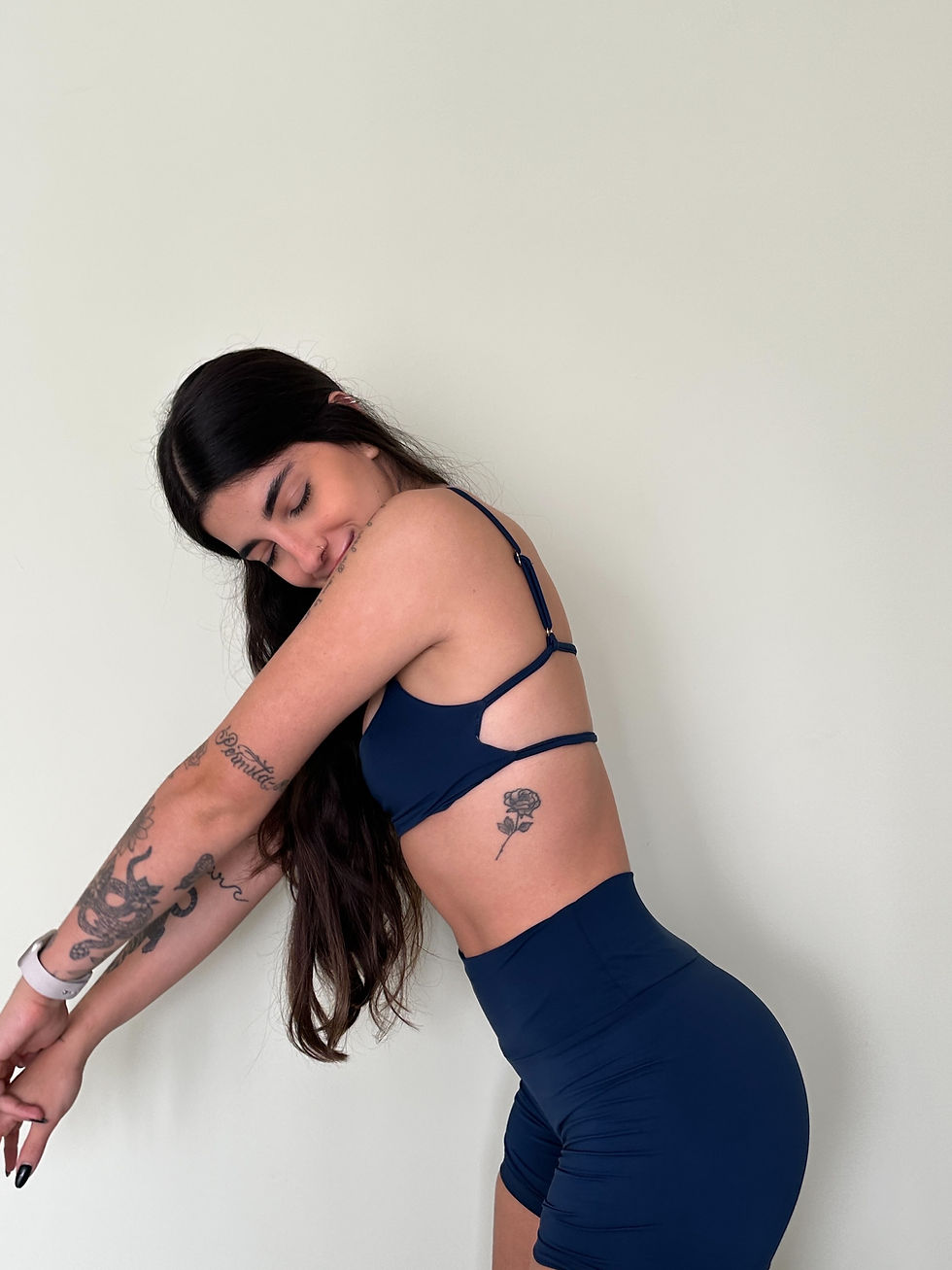 Miniatura: top by mah marchi azul marinho