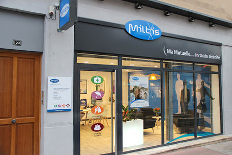 Vitrine Miltis Mutuelle - Lyon