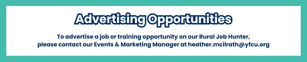 To advertise a job or training opportunity on our Rural Job Hunter, please contact our Mar