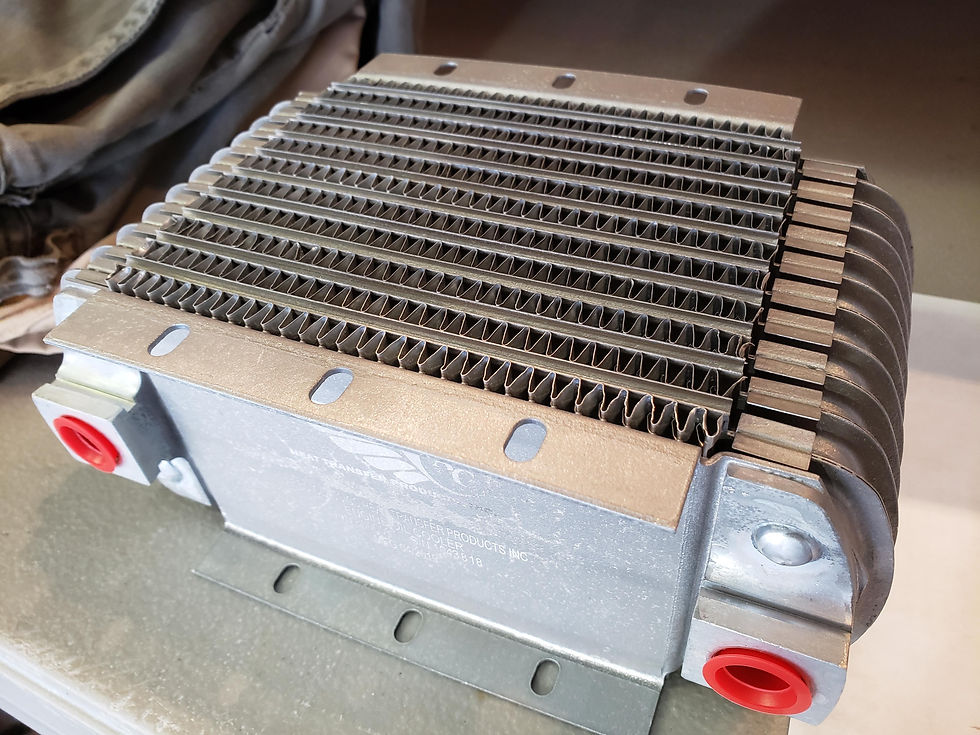 10 row oil cooler