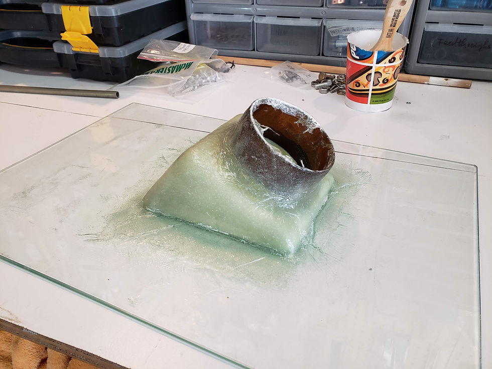 molding oil cooler air plenum