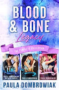 Blood & Bone Legacy series boxset by Paula Dombrowiak, steamy rockstar, romance, book cover.