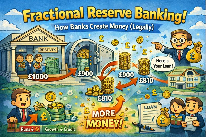 Fractional Reserve Banking: How Banks Create Money (Legally)