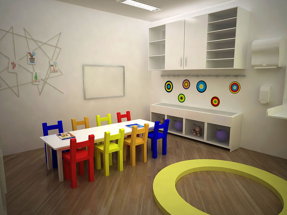 3D Sala Colegio Infantil