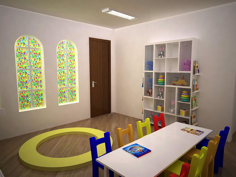 3D Sala Colegio Infantil