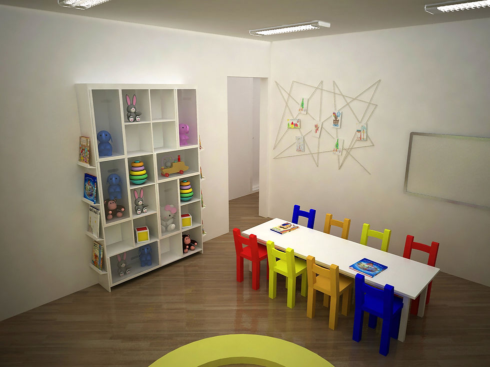 3D Sala Colegio Infantil