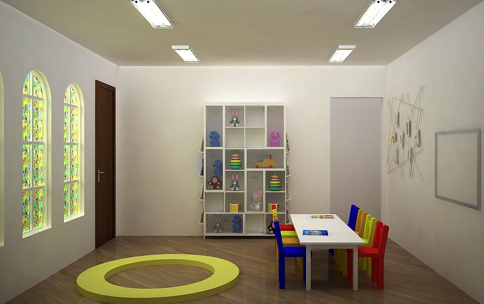 3D Sala Colegio Infantil