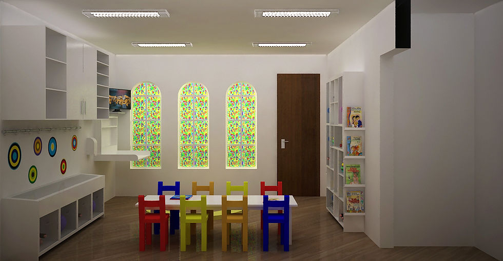 3D Sala Colegio Infantil